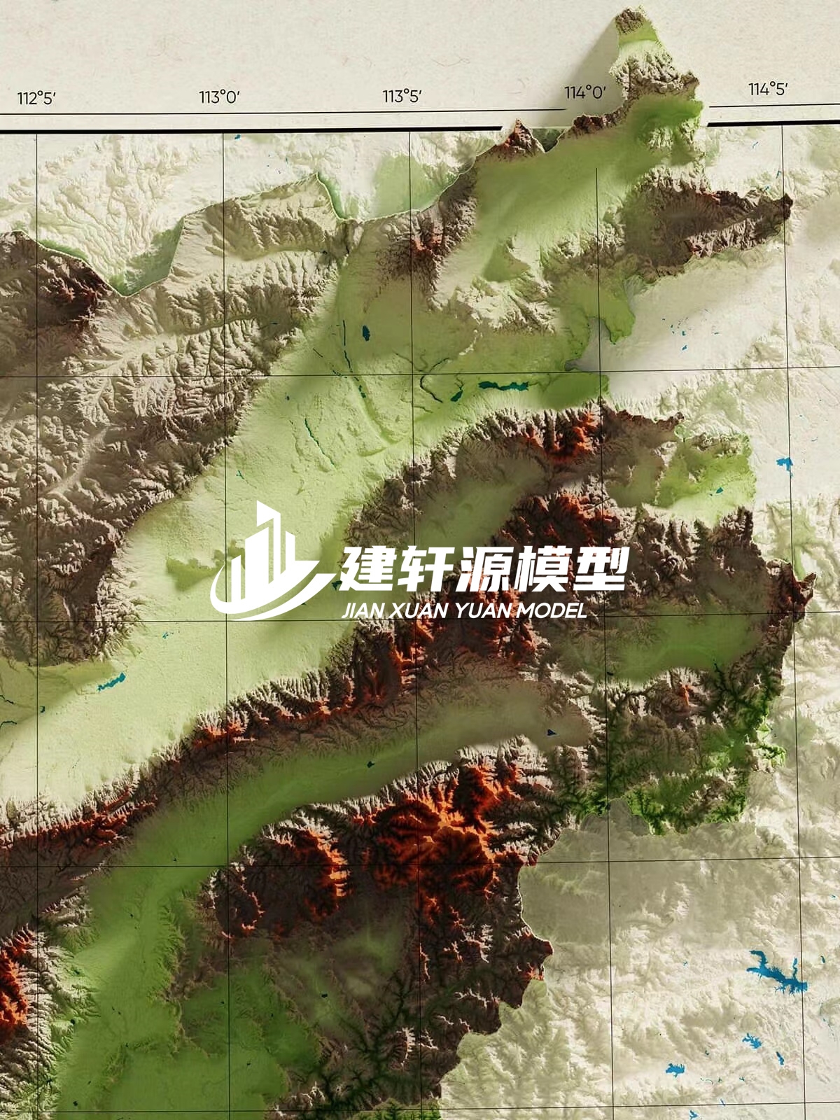 徐水地形模型制作
