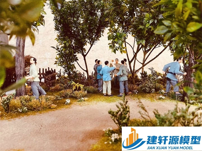 徐水径山·中共临余工委建立场景模型