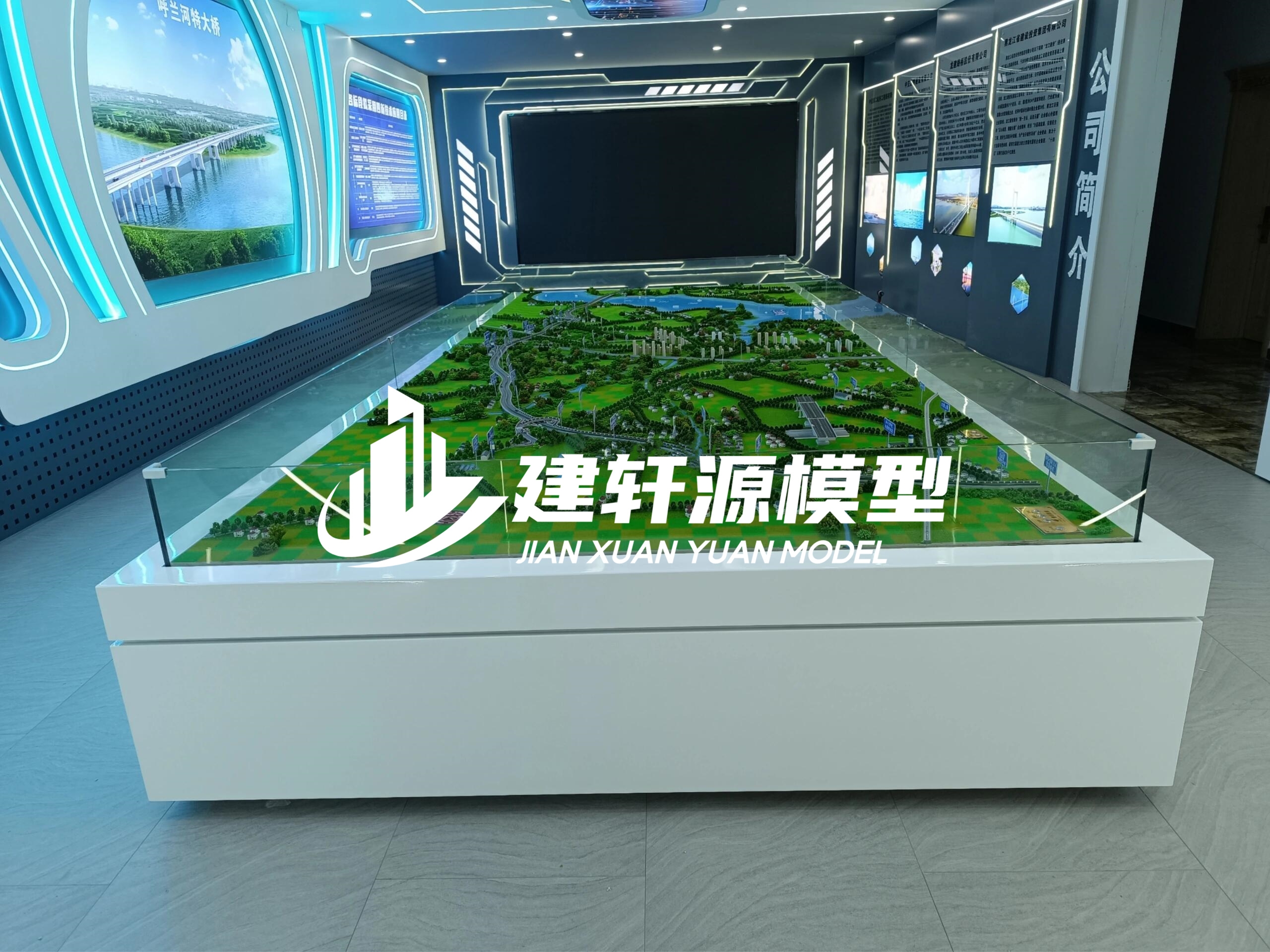 徐水高架桥道路模型设计